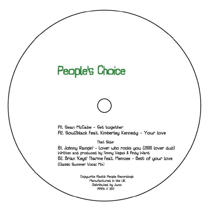 SEAN MCCABE / SOUL2BLACK / JOHNNY RAMPIN / BRIAN 'KEYS' THARME / PEOPLES CHOICE