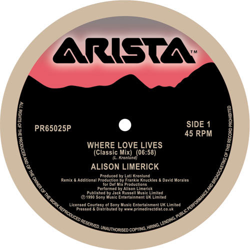 ALISON LIMERICK / WHERE LOVE LIVES -RSD LIMITED-