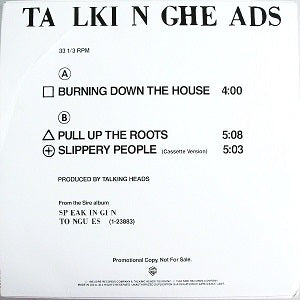 TALKING HEADS / BURNING DOWN THE HOUSE
