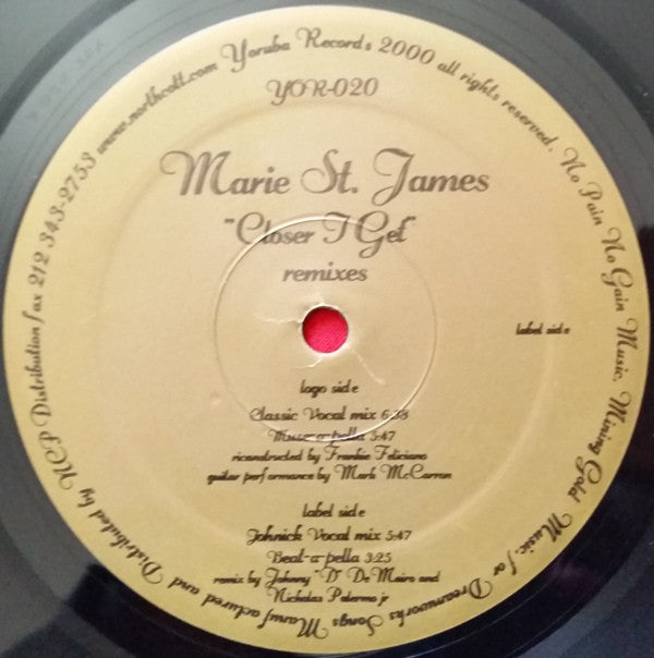 MARIE ST.JAMES / CLOSER I GET (REMIXES)(USED)