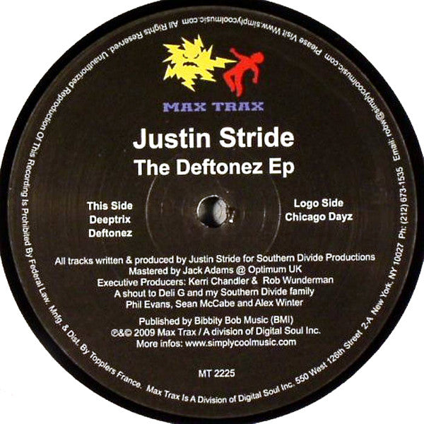 JUSTIN STRIDE / THE DEFTONEZ EP (USED)