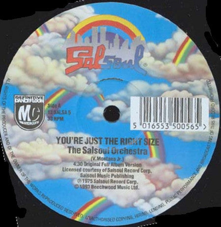 THE SALSOUL ORCHESTRA / YOU ARE JUST THE RIGHT SIZE / RUNAWAY (USED)