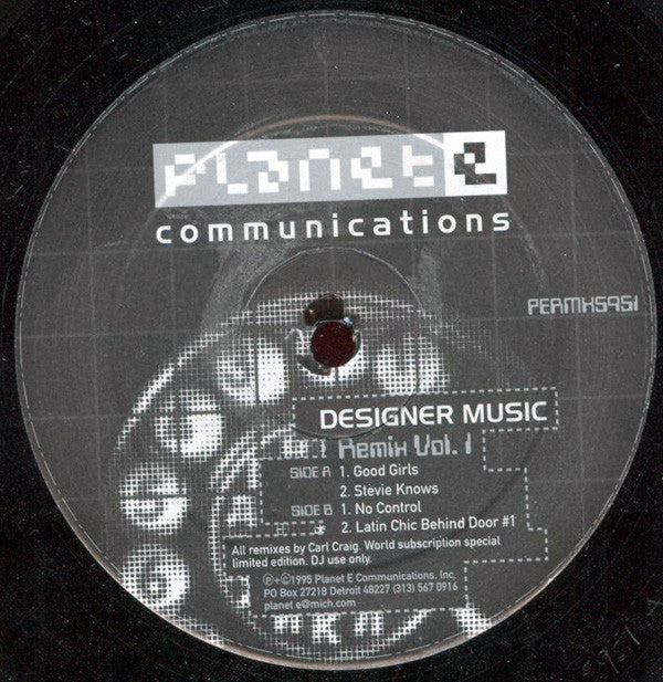DESIGNER MUSIC / REMIX VOL.1 (USED)