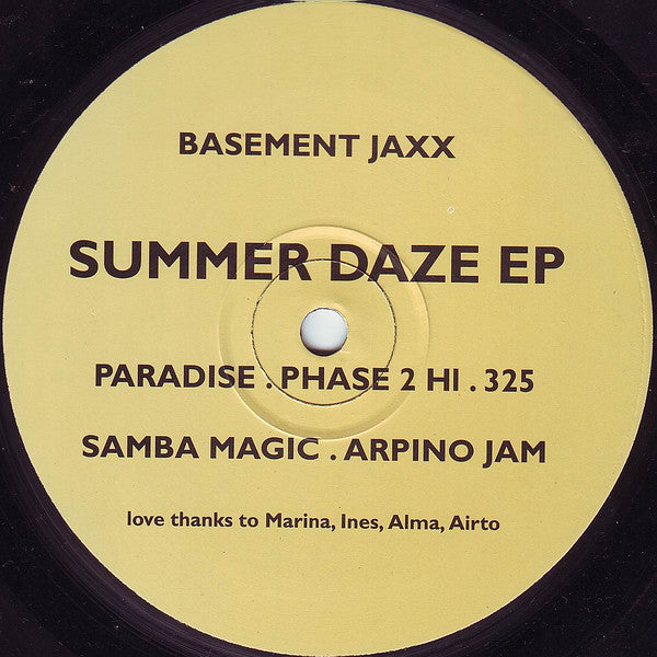 BASEMENT JAXX / SUMMER DAZE (USED)