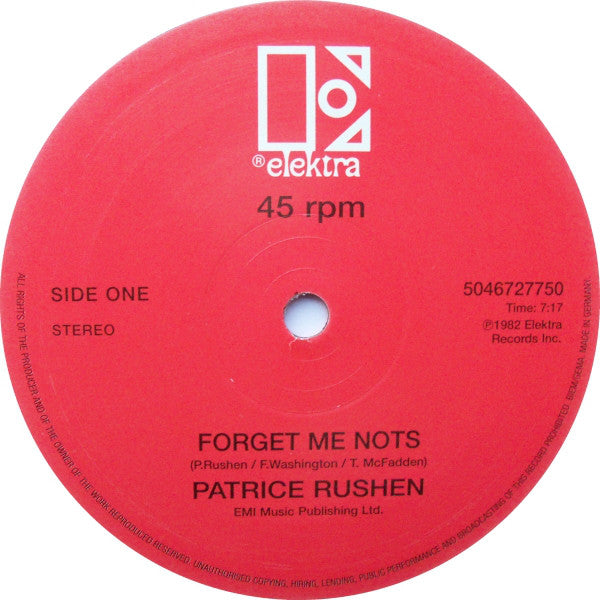 PATRICE RUSHEN / FORGET ME NOTS / NUMBER ONE (USED)