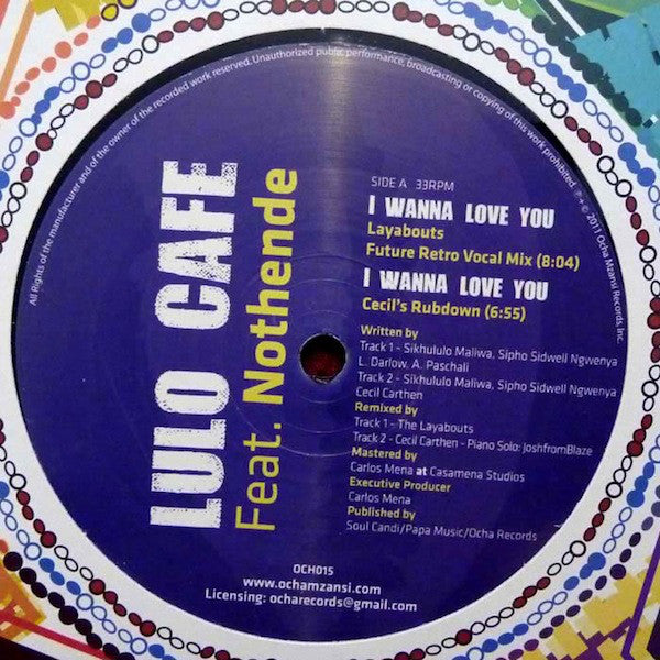 LULO CAFE / I WANNA LOVE YOU(feat.NOTHENDE)