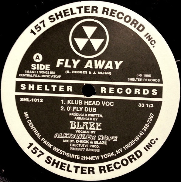 BLAZE PRESENTS ALEXANDER HOPE / FLY AWAY (USED)