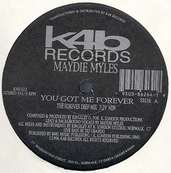 MAYDIE MYLES / YOU GOT ME FOREVER (W-PACK) (USED)