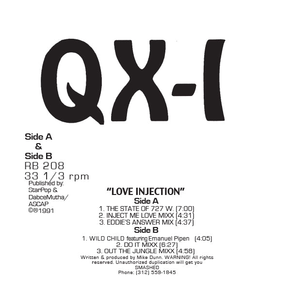 QX-1 (MIKE DUNN) / LOVE INJECTION