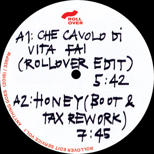 VA/ROLLOVER EDIT SERVICE VOL.1