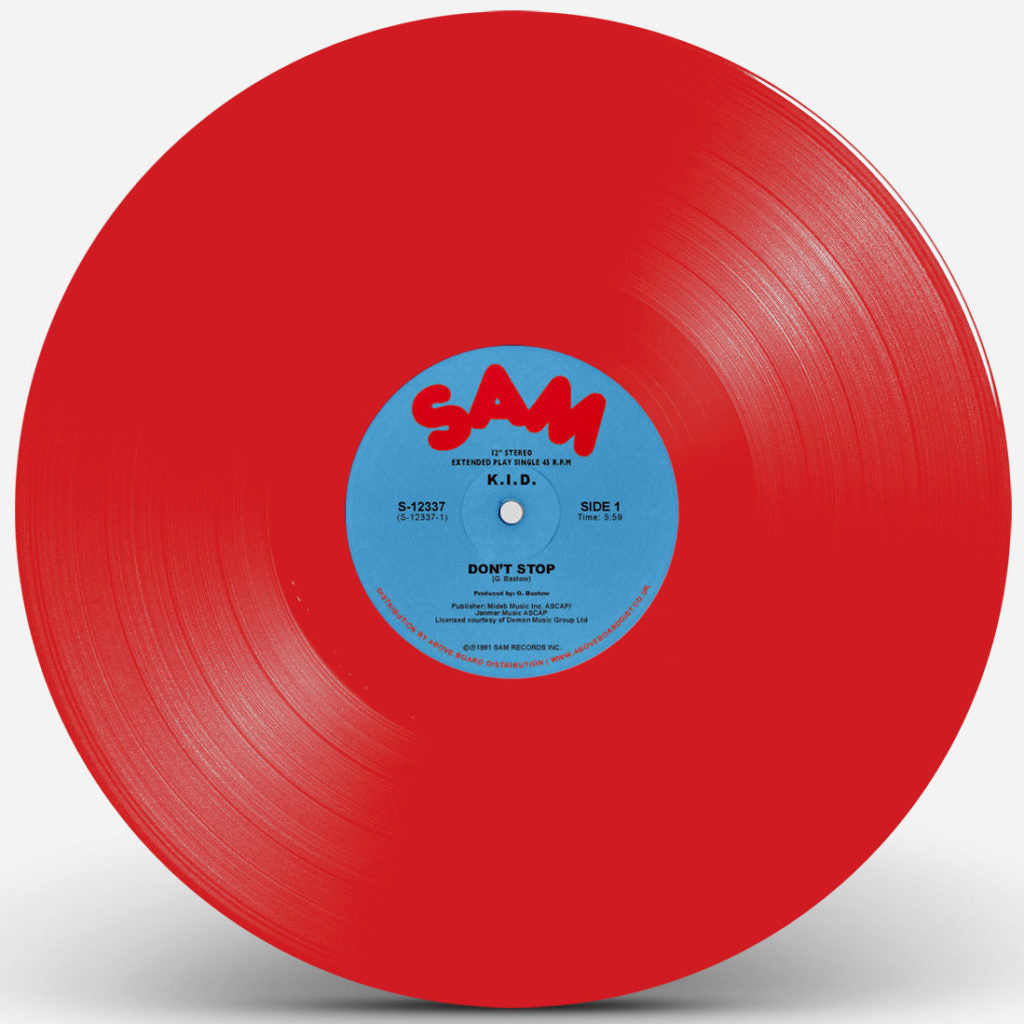 KID / DON'T STOP / DO IT AGAIN (RED VINYL REPRESS)