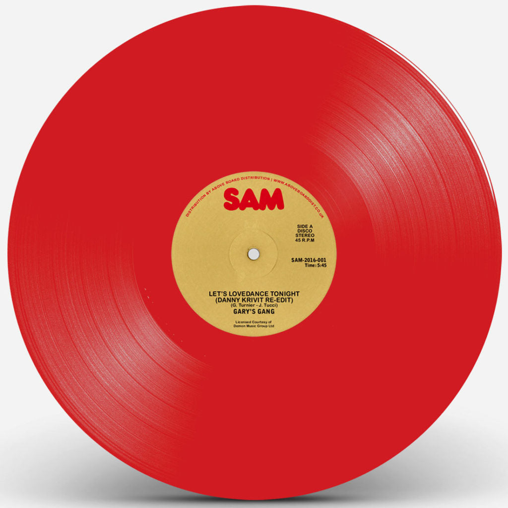GARY S GANG / LET'S LOVEDANCE TONIGHT - DANNY KRIVIT RE-EDIT(RED VINYL)