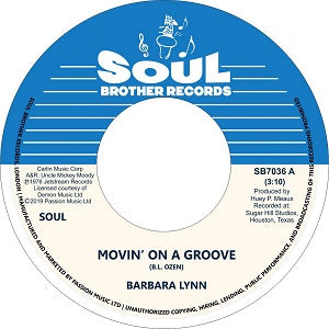 BARBARA LYNN / MOVIN' ON A GROOVE / DISCO MUSIC (7 inch)