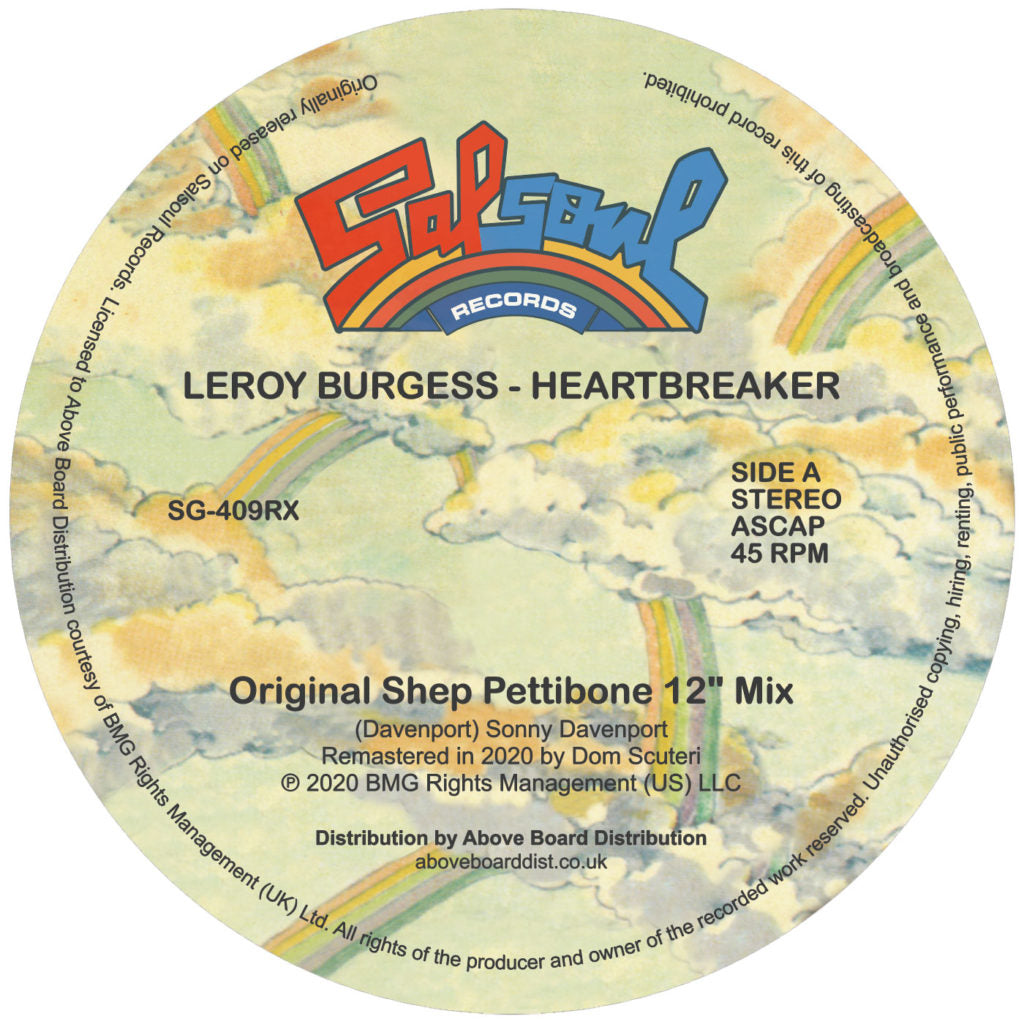LEROY BURGESS / HEARTBREAKER (INC. MOPLEN REMIX)