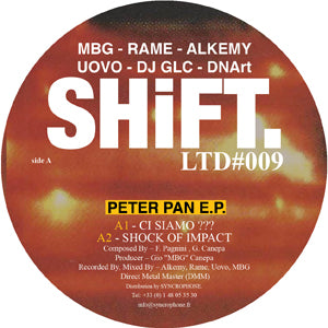 MBG - RAME - ALKEMY - UOVO - DJ GLC - DNART / PETER PAN EP (W-PACK)