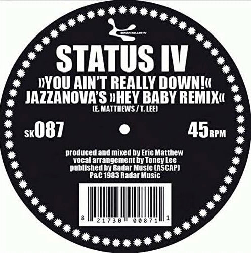 STATUS ? / YOU AIN'T REALLY DOWN (JAZZANOVA REMIXES) (USED)