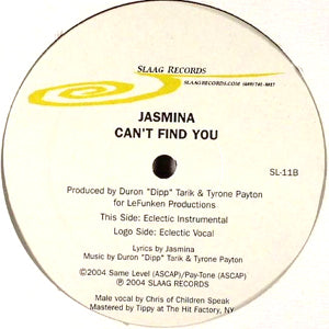 JASMINA / CAN'T FIND YOU