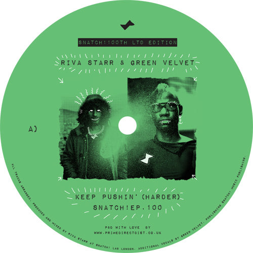 RIVA STARR & GREEN VELVET / KEEP PUSHIN' (HARDER)