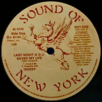 INDEEP / LAST NIGHT A DJ SAVED MY LIFE