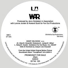 WAR / KEEP ON DOING(EDITS & OVERDUBS BY JOE CLAUSSELL)