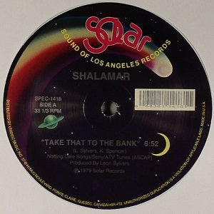 SHALAMAR / TAKE THAT TO THE BANK