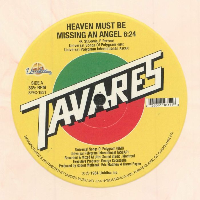 TAVARES / HEAVEN MUST BE MISSING AN ANGEL / MORE THAN A WOMAN