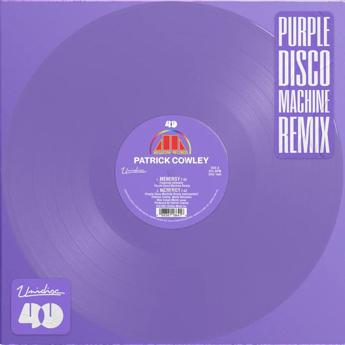 Patrick Cowley Feat. Sylvester - Menergy (Purple Disco Machine Remix)