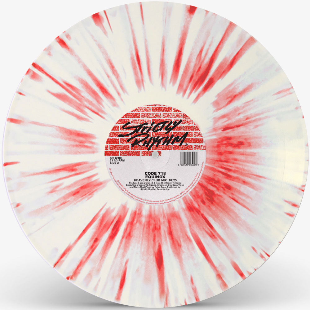 CODE 718 / EQUINOX (RED / WHITE SPLATTER VINYL REPRESS)