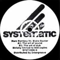 MARC ROMBOY vs. BLAKE BAXTER / THE ART OF SOUND (10 inch)