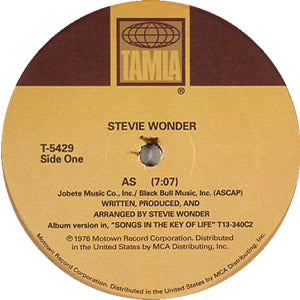 STEVIE WONDER / ANOTHER STAR / AS
