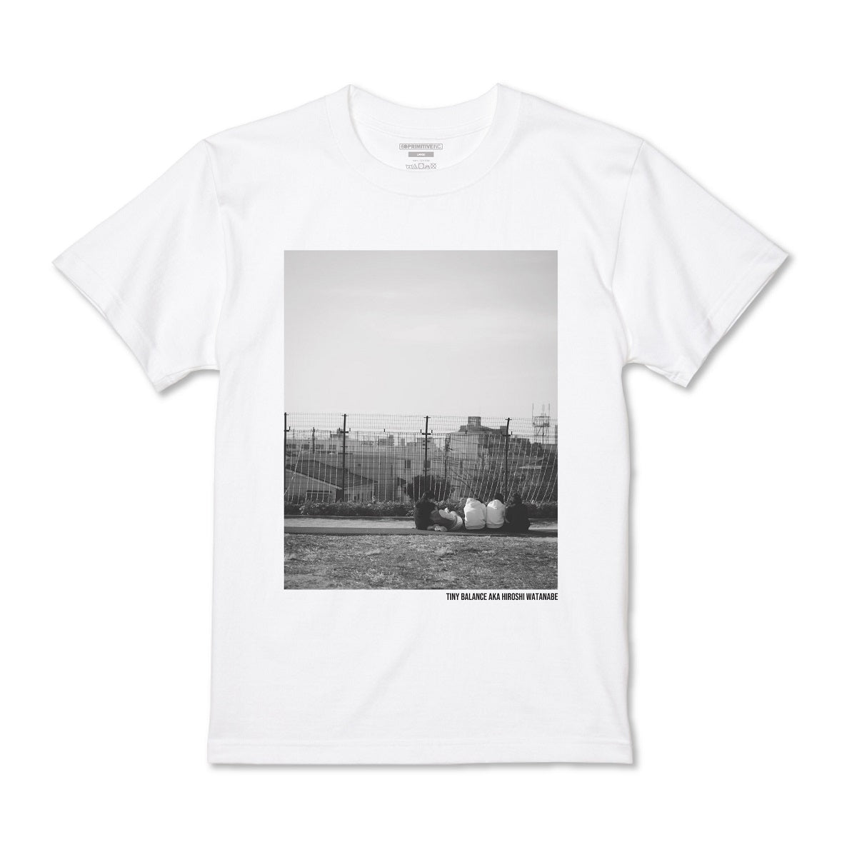 TINY BALANCE aka HIROSHI WATANABE / PHOTO TEE WHITE