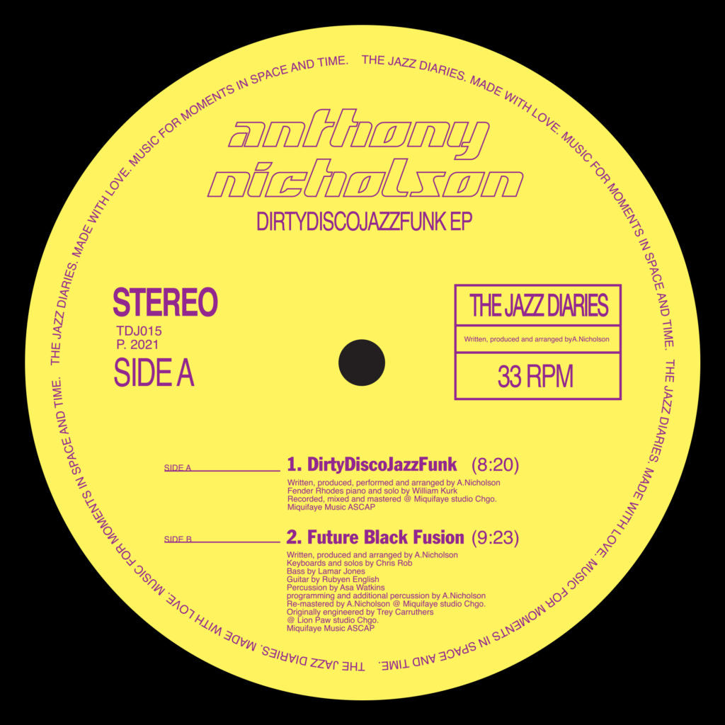Anthony Nicholson / Dirty Disco Jazz Funk EP