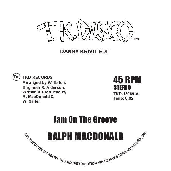 RALPH MACDONALD / FOXY / JAM ON THE GROOVE / GET OFF YOUR AAAHH & DANCE (DK EDIT)