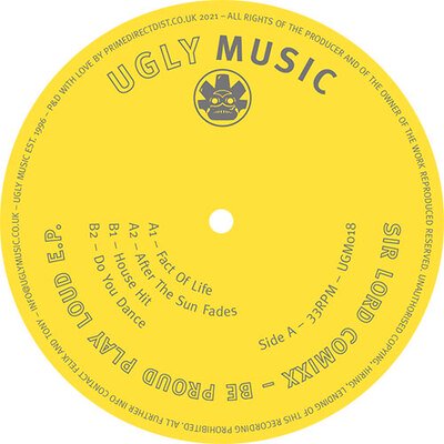 SIR LORD COMIXX / BE PROUD PLAY LOUD EP