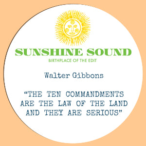 VA(WALTER GIBBONS) / THE TEN COMMANDMENTS ARE THE LAW OF THE LAND (10 inch)