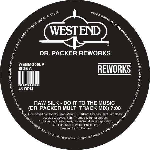 RAW SILK / BARBARA MASON / SHIRLEY LITES / DR. PACKER REWORKS