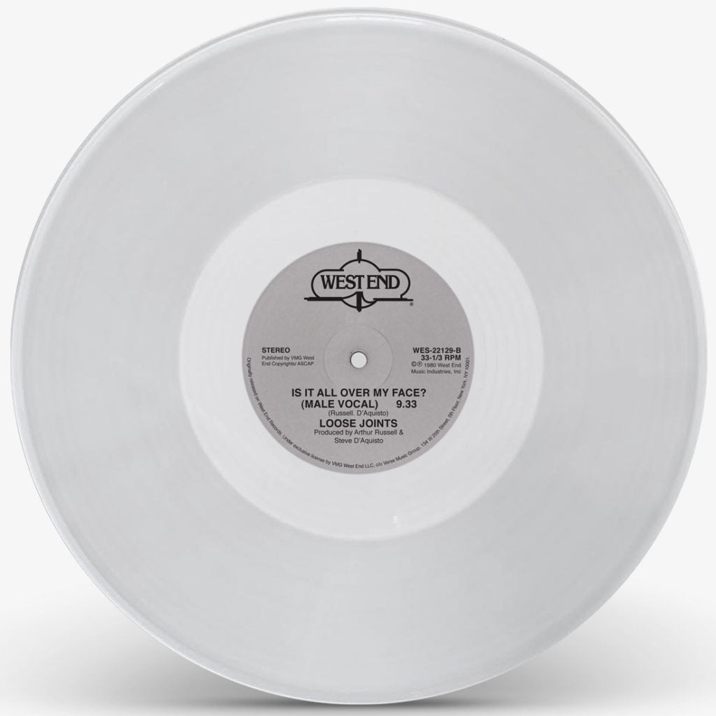 LOOSE JOINTS / IS IT ALL OVER MY FACE? (CLEAR VINYL REPRESS)