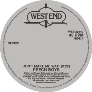 PEECH BOYS / DON'T MAKE ME WAIT