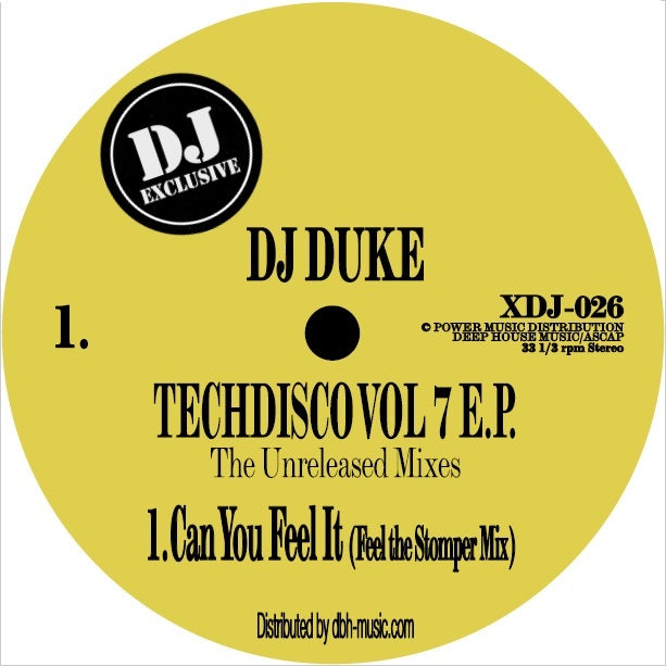 DJ DUKE / TECHDISCO VOL. 7 E.P (THE UNRELEASED MIXES)