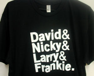 VA / DAVID & NICKY & LARRY & FRANKIE-T SHIRT (SIZE:M)
