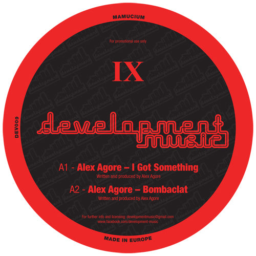 ALEX AGORE / I GOT SOMETHING EP