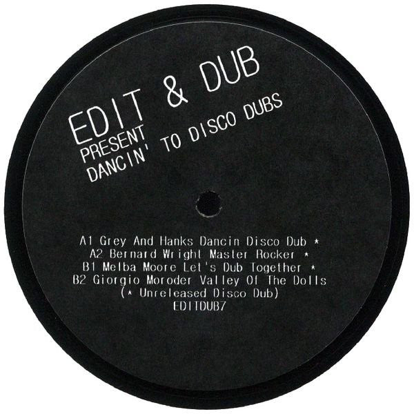 EDIT & DUB / DANCIN TO DISCO DUBS