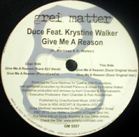 DUCE / GIVE ME A REASON (feat.KRYSTINE WALKER)