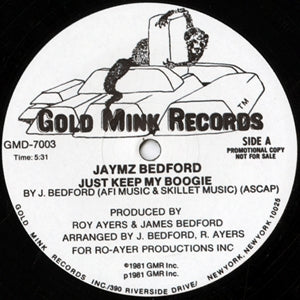 JAYMZ BEDFORD / JUST KEEP MY BOOGIE