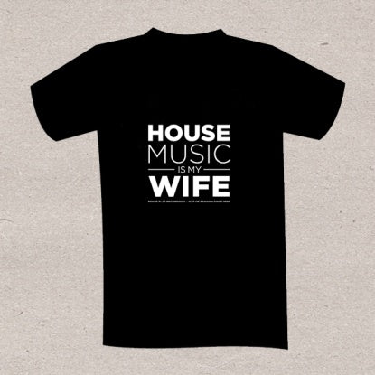 VA / HOUSE MUSIC IS MY WIFE T-SHIRTS (BLACK:M)
