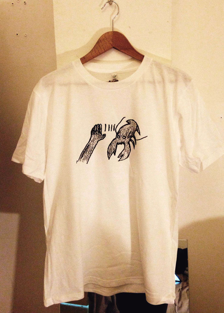 VA / LOBSTER THEREMIN LOGO T-SHIRTS (WHITE: M)