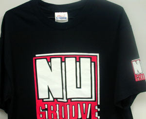 VA / NU GROOVE T SHIRTS-BLACK(SIZE: L)