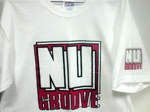 VA / NU GROOVE T SHIRTS-WHITE(SIZE:L)