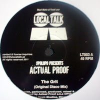 OPOLOPO pres.ACTUAL PROOF / THE GRIT