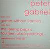 PETER GABRIEL / GAMES WITHOUT FRONTIERS